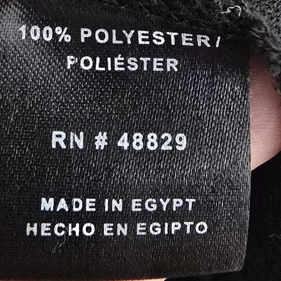 Rouge Duster - Black with Gold Lips Print - Picture 5 of 6